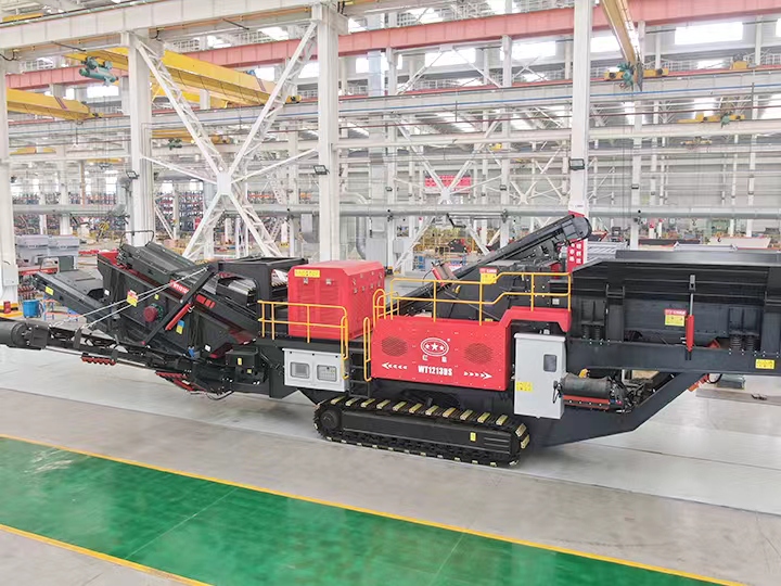 大國重器風范！”Wotetrack履帶式移動破碎站”助力建筑垃圾資源化利用